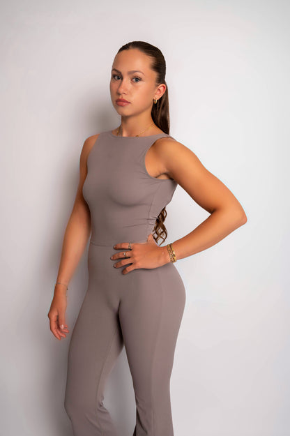 Combinaison Luna 
Dos nu & bas évasé